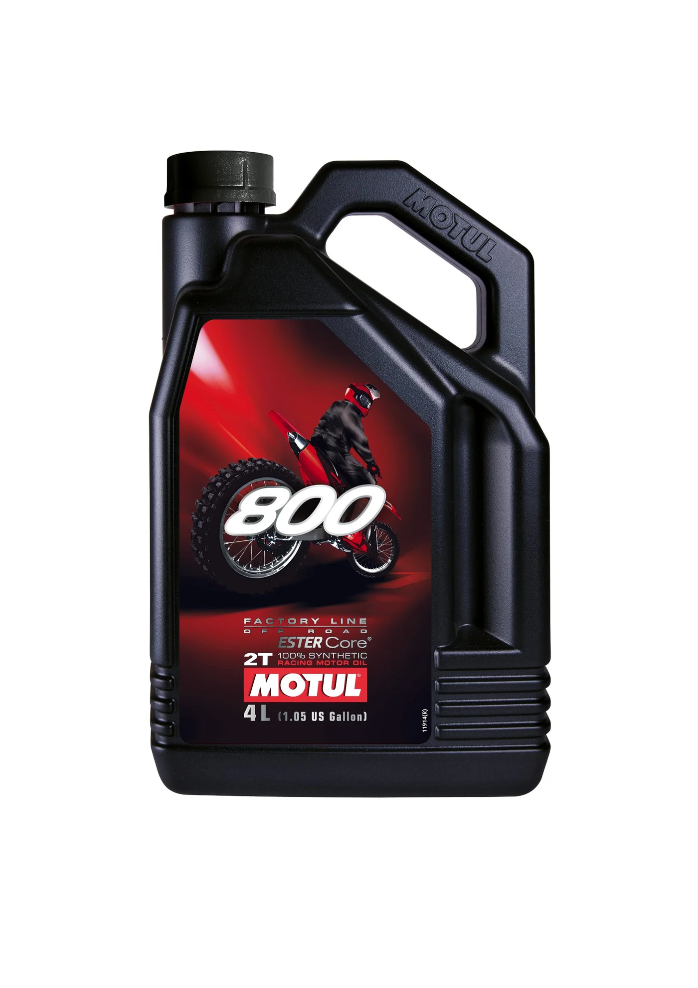Premium 2-Stroke Engine Oil Synthetic Off-Road Racing Lubricant (4L) 0ufwg