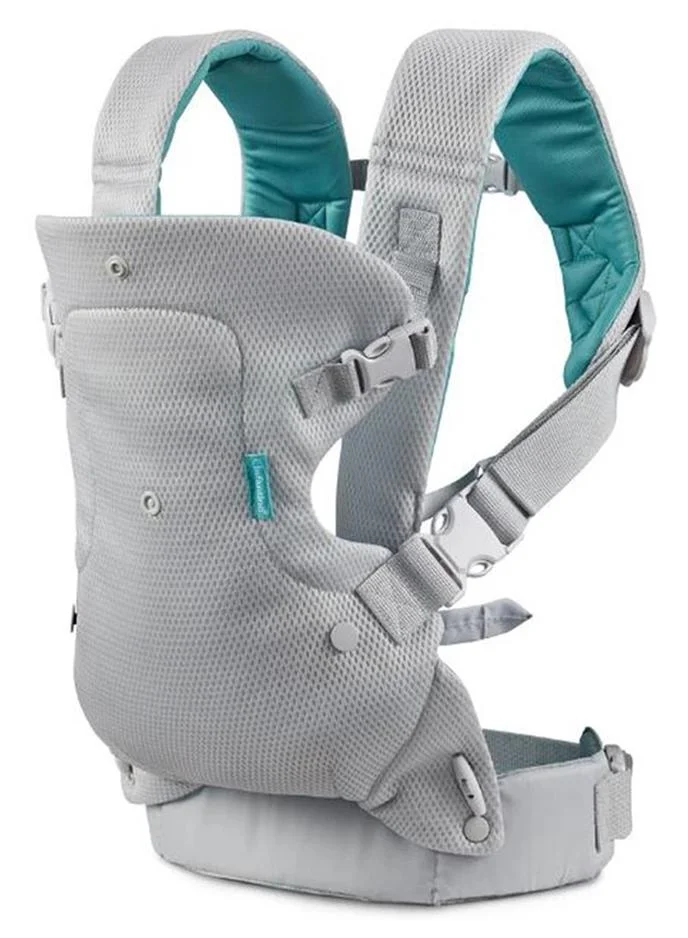 Convertible 4-in-1 Ergonomic Baby Carrier Breathable Mesh Design (Adjustable Waist Belt, 3.6-14.5 kg) 85nbo