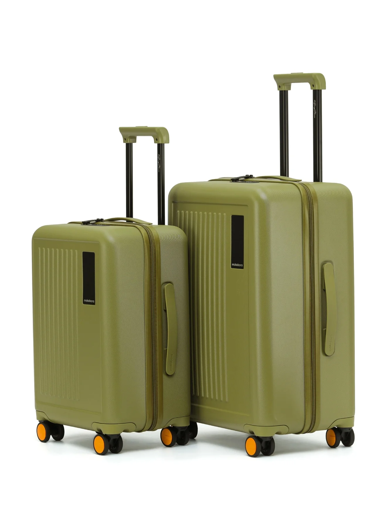 Premium Hardshell Luggage Set 2-Piece Transit Collection German Polycarbonate TSA Lock (Olive, 40L + 65L) opk2z