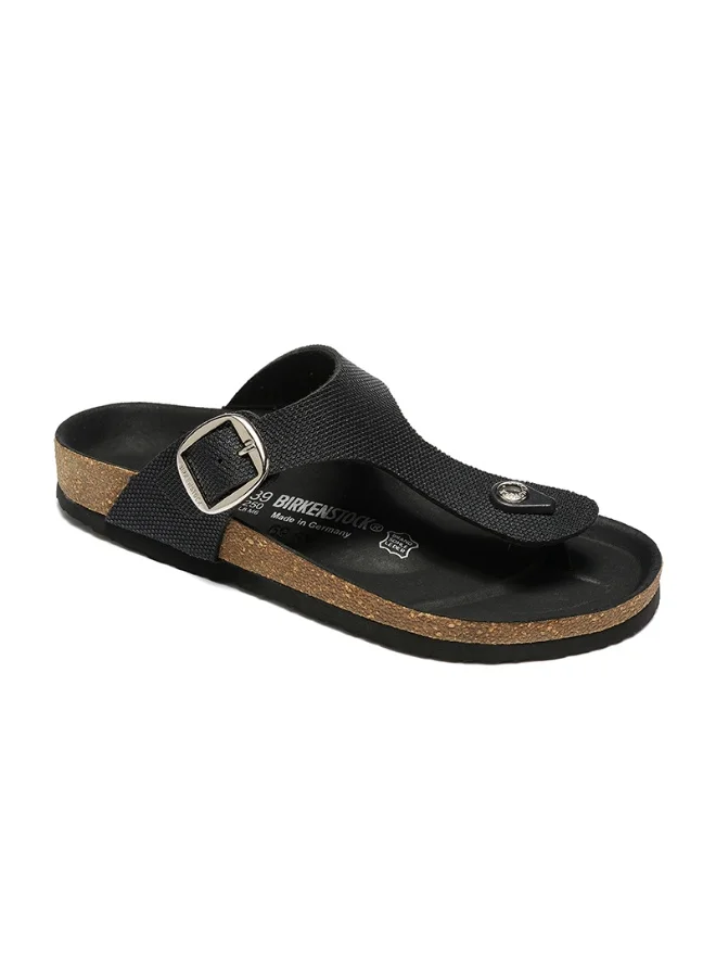 Premium Orthopedic Sandals with Adjustable Big Buckle for Women (Black, 38 EU) wb7ra