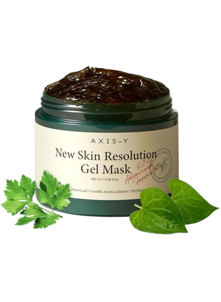 Axis-Y New Skin Resolution Gel Mask Premium Soothing and Hydrating Face Treatment (100 mL) 8xefb
