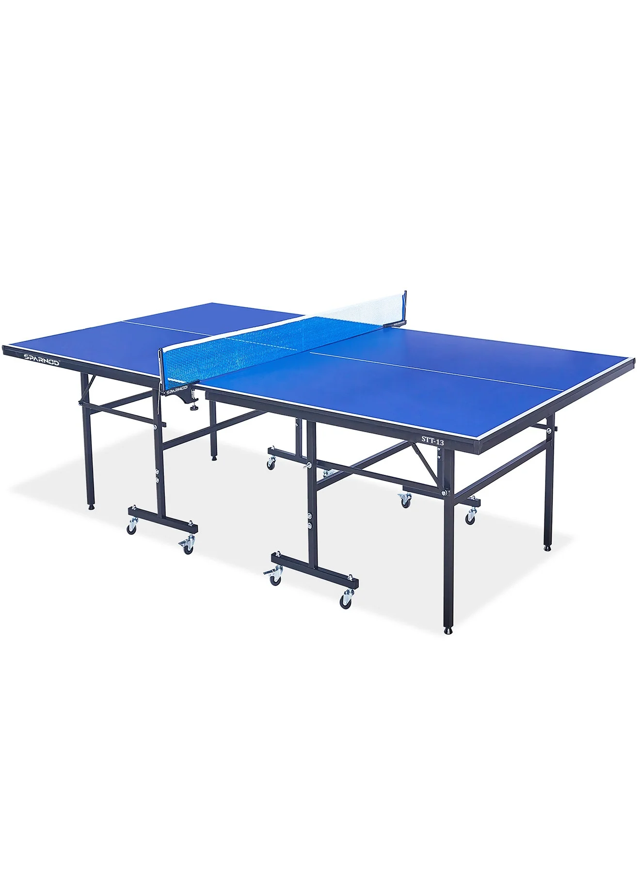 Sparnod Fitness Indoor Table Tennis Table with 12mm MDF Surface and Foldable Steel Frame (Professional, Solo Playback Mode) toyo2
