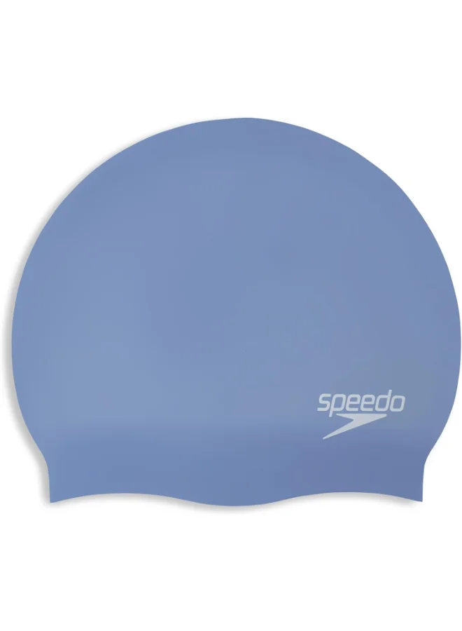 Premium Silicone Swimming Cap for Long Hair - Comfortable Fit for Training and Fitness (Light Blue, One Size) 2qocn