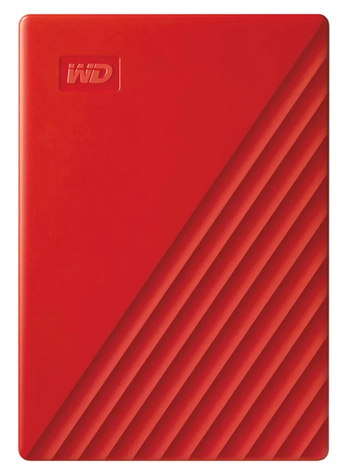 Portable External Hard Drive 4 TB High-Speed Data Storage Device (Red, 4 TB) qsn40