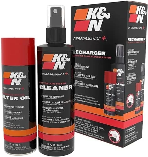 Premium Air Filter Cleaning and Re-oiling Service Kit (Aerosol Cleaner and Oil, 355 mL) rvdli