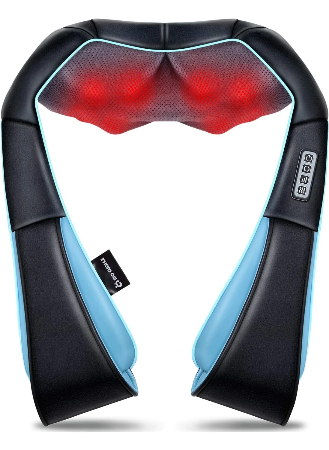 Mo Cuishle Shiatsu Back Shoulder and Neck Massager with Heat (Deep Tissue 4D Kneading, Electric, Unisex) p70n9