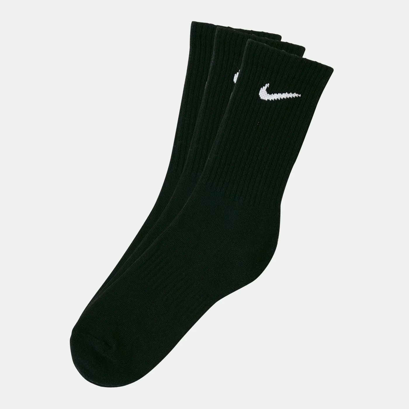 Athletic Everyday Cushioned Crew Socks (3-Pack, Multi-Color, One Size) hz7k4
