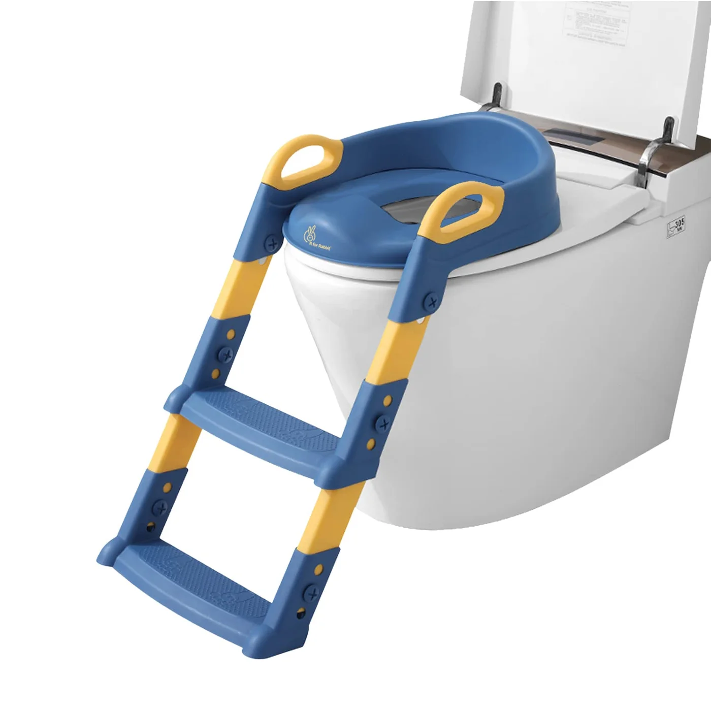 Premium Potty Training Step Stool with Ladder for Toddlers (Adjustable Height, Non-Slip Design) laijt