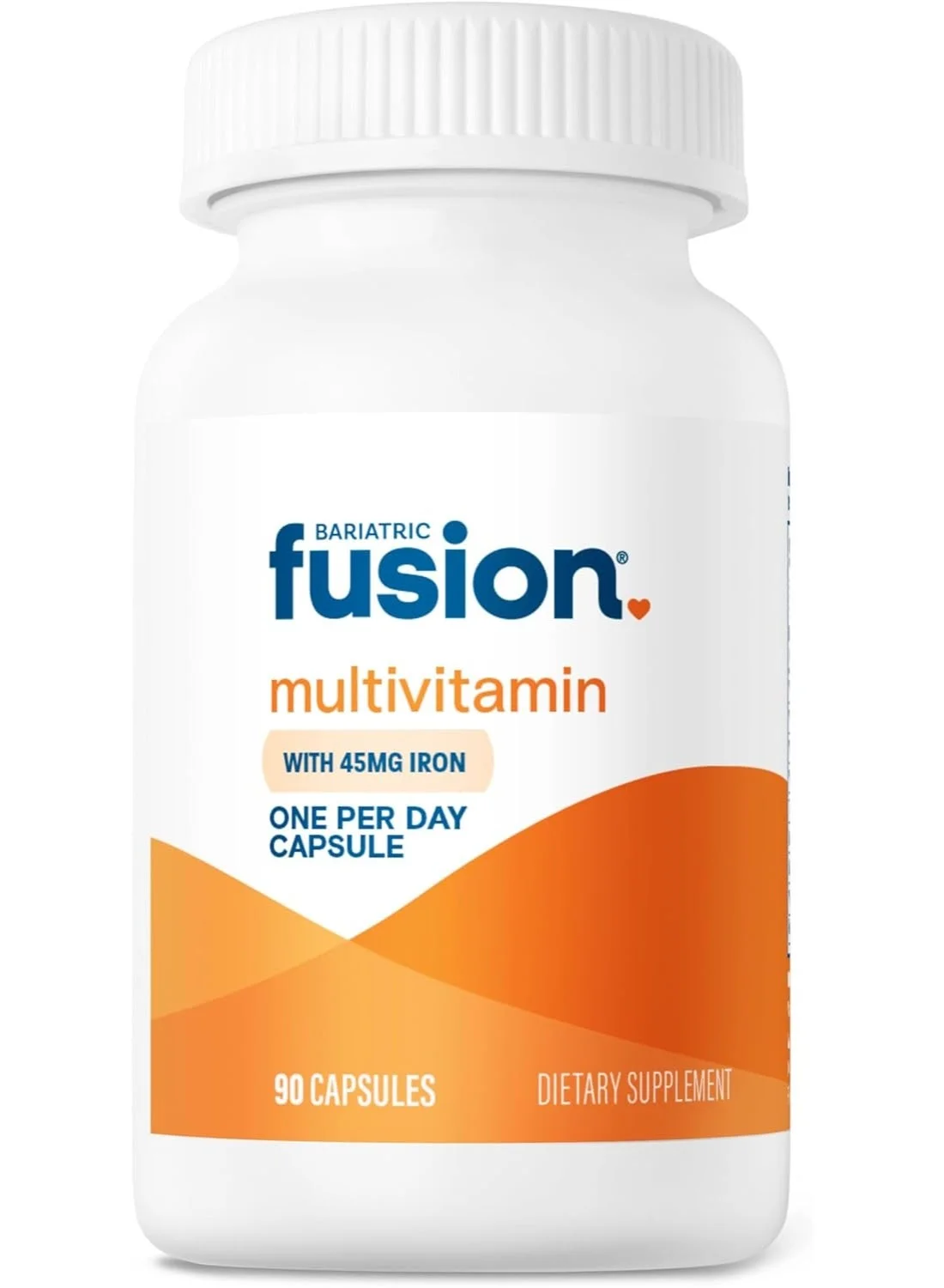 Bariatric Fusion Daily Multivitamin with Iron (Premium Formula for Post-Surgery Support, 90 Capsules) jtn9h