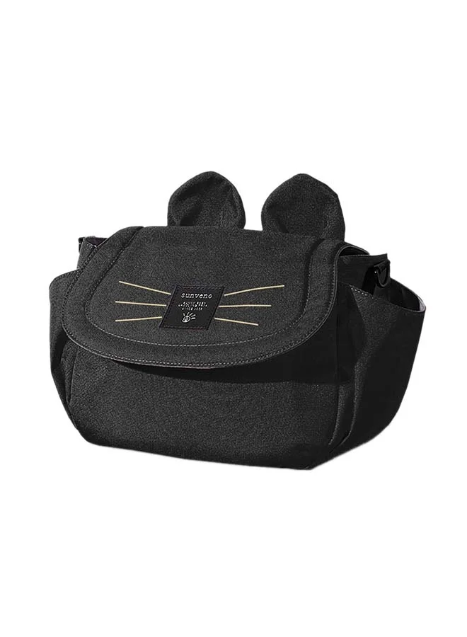 Sunveno Stroller Diaper Bag Premium Multi-Functional Organizer (Black, 40x30x15 cm) 33lu6