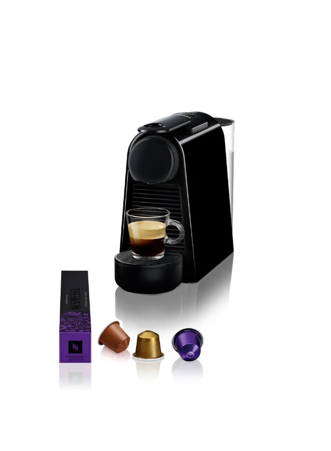 Compact Espresso Coffee Machine 1310W High-Pressure Brewing System (Black, 0.6 L) zpo92