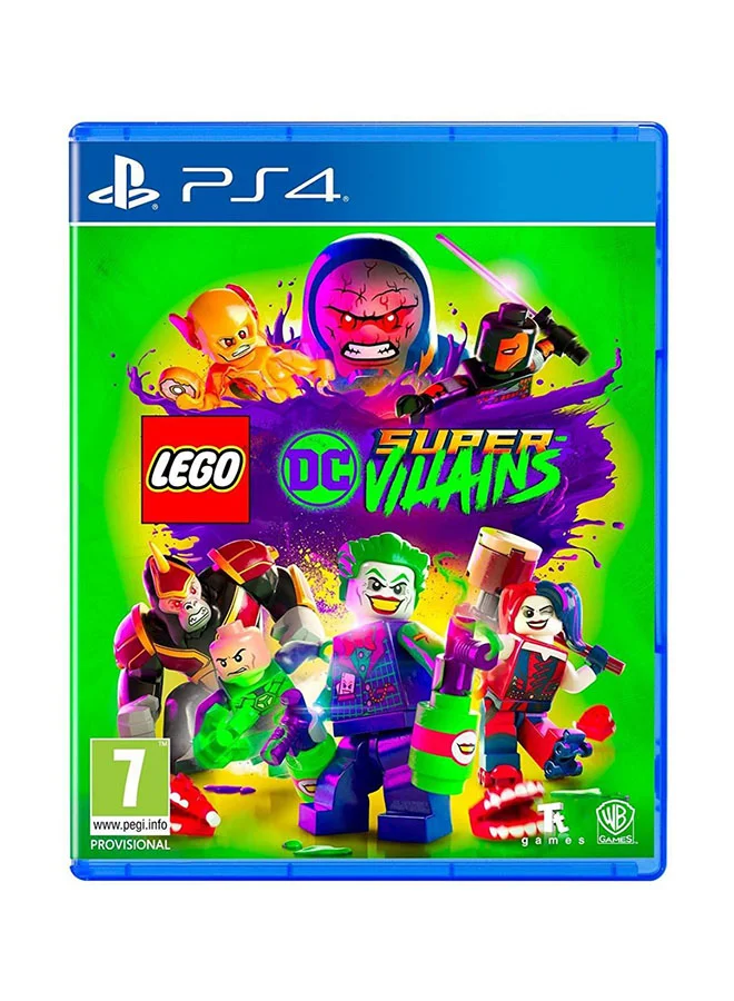 DC Super Villains Action Adventure Video Game for Console (Standard Edition, 1 Disc) kh9af