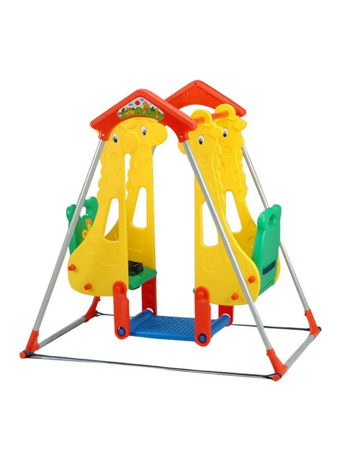 Fitness World Double Seat Cartoon Chair Swing for Kids (Metal, 68 x 96cm) tkabz