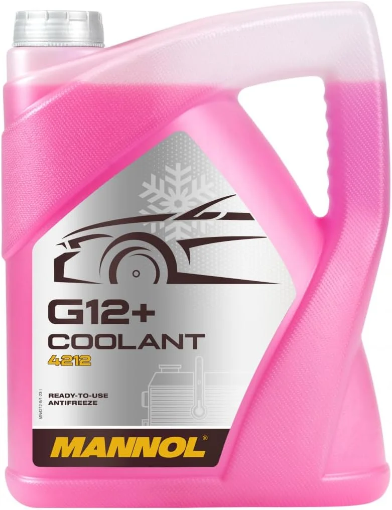 Premium Engine Coolant Antifreeze G12+ Pink Ready Mixed Formula (5 L) 17ns1