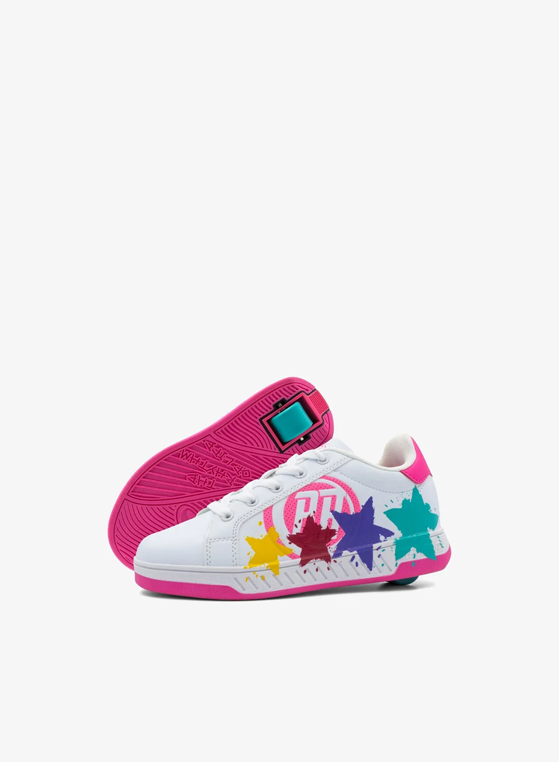 BREEZYROLLERS Kids Roller Sneakers with Patented Click System (Unisex, Versatile Street Shoes for Girls and Boys) 76o5a