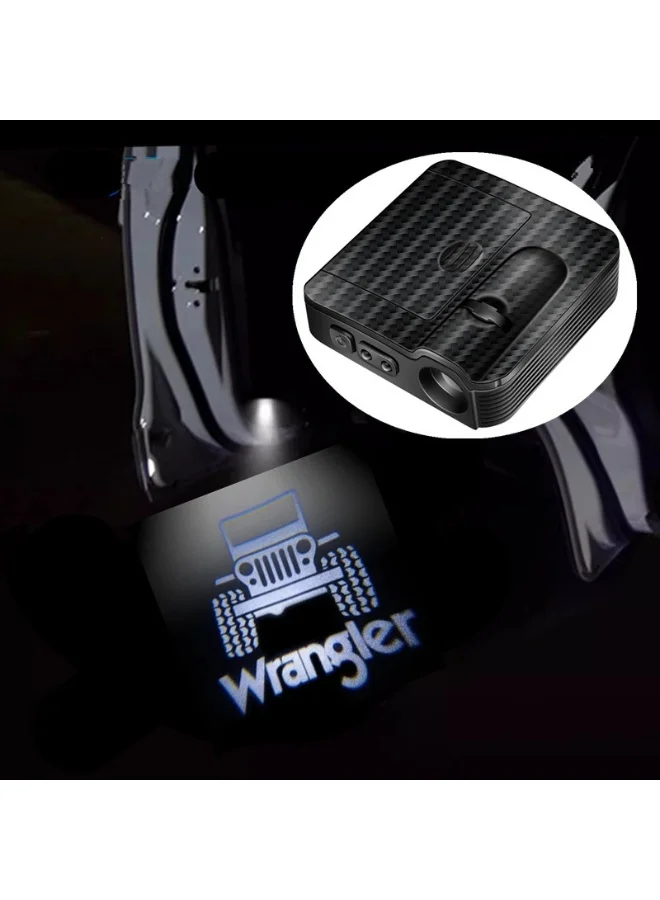 Vierex LED Car Door Welcome Light Projector Ghost Shadow Lamp (2Pcs, Wireless) gtl2p