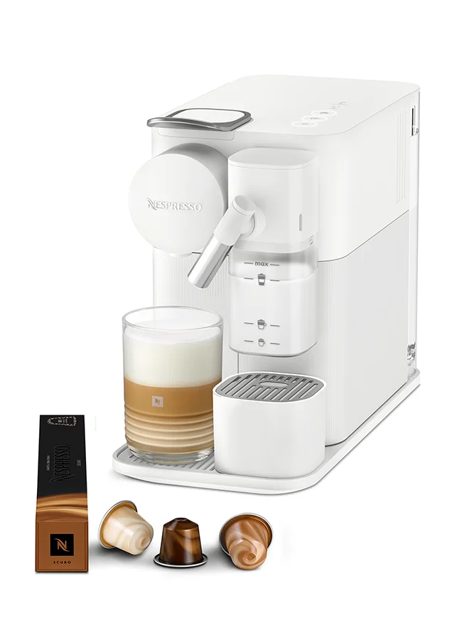 Premium Single-Serve Espresso Coffee Machine 1450W High-Pressure System (White, 1L) 6tiu1