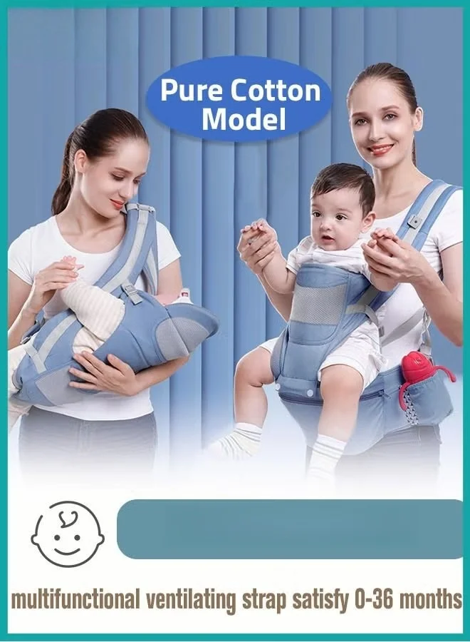 HOOKOR Ergonomic Baby Carrier with Hip Seat and Storage Compartment (Adjustable, Newborn to Toddler) lk6oo