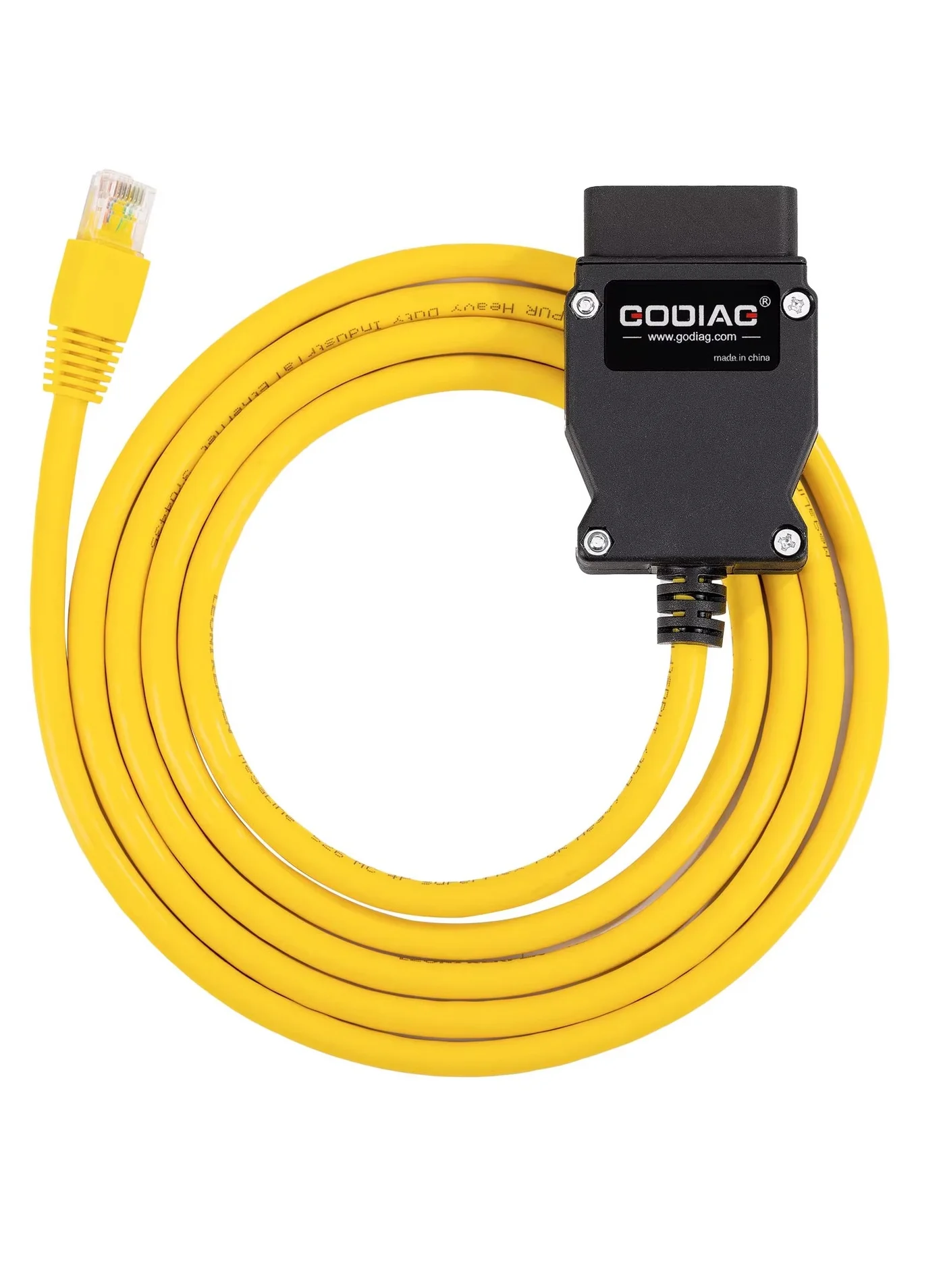 GODIAG GT109 DOIP ENET Diagnostic Interface with Voltage Display for Automotive Programming and Coding (Universal OBD2) 2jwbh