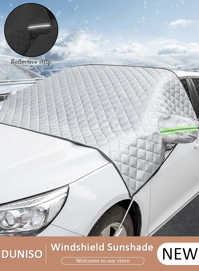DUNISO Windshield Sunshade Premium UV Protection Cover Foldable Heat Shield for Car Interior (150cm x 70cm) olk1o