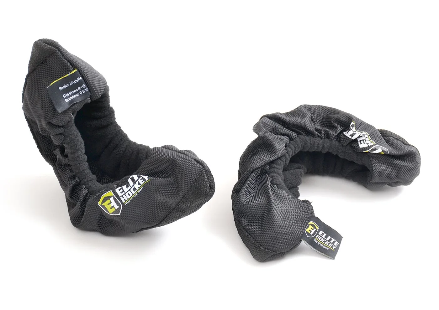 Premium Hockey Skate Blade Soakers Protective Covers (Black, Medium/Junior 1-5) 1wbq4
