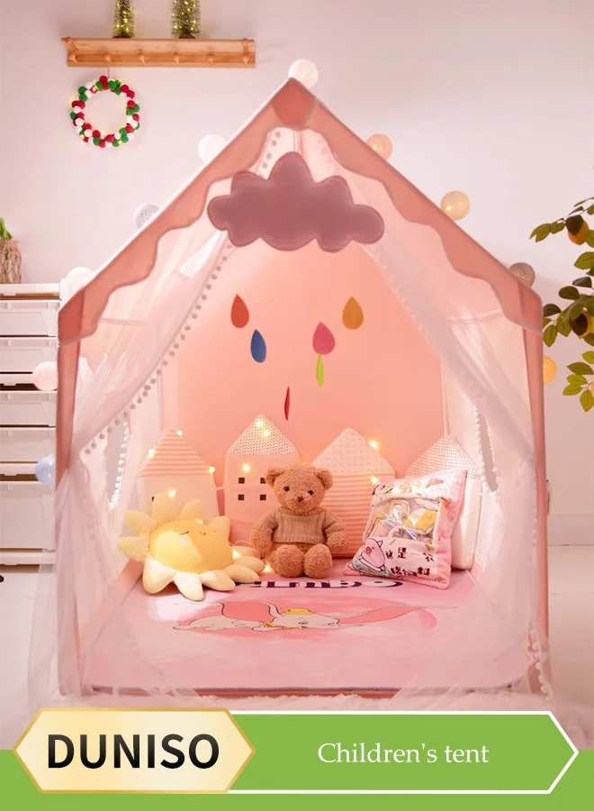 DUNISO Kids Play Tent Princess Castle Playhouse Portable Indoor Outdoor Activity House (120 x 100 x 130 cm) gqh3t