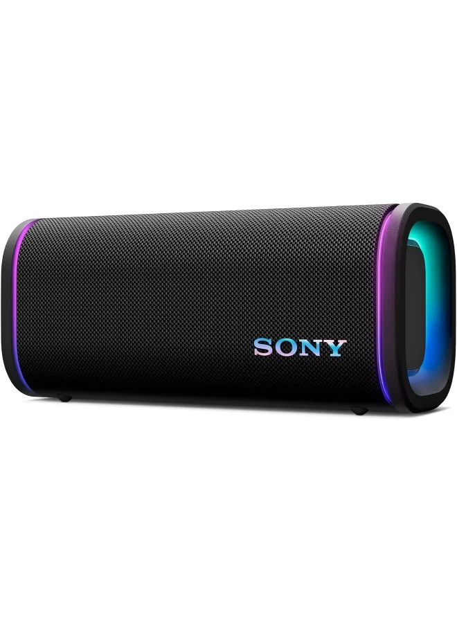 Premium Wireless Portable Bluetooth Speaker, IP67 Waterproof and Dustproof with Enhanced Bass and 360-Degree Party Light (Black) ctddf
