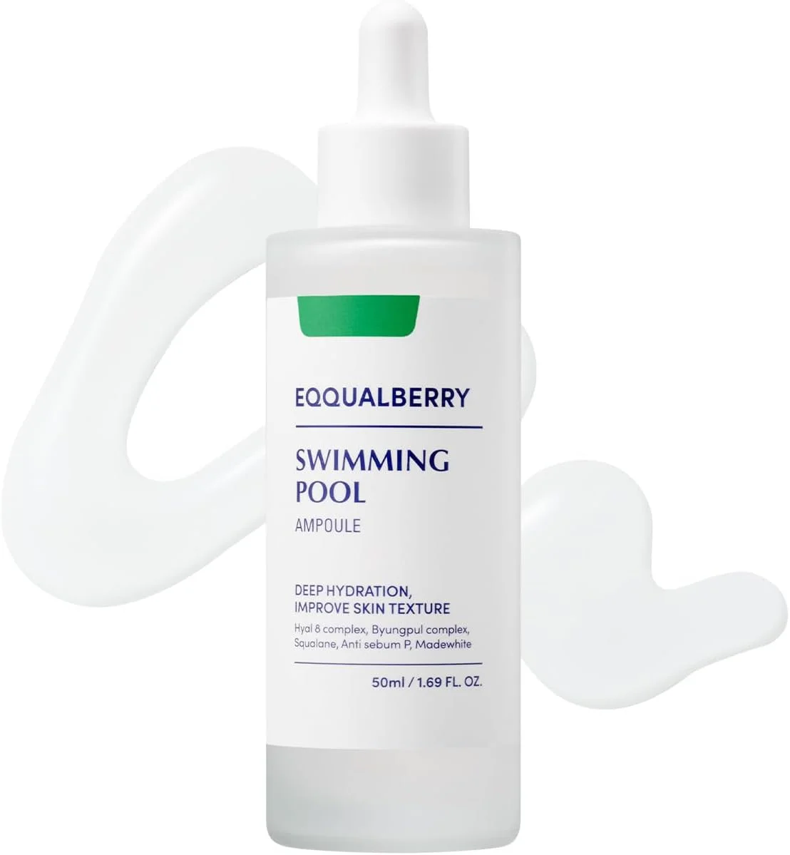 Eqqualberry Swimming Pool Ampoule Deep Hydrating Facial Serum for All Skin Types (50 mL) 753vw