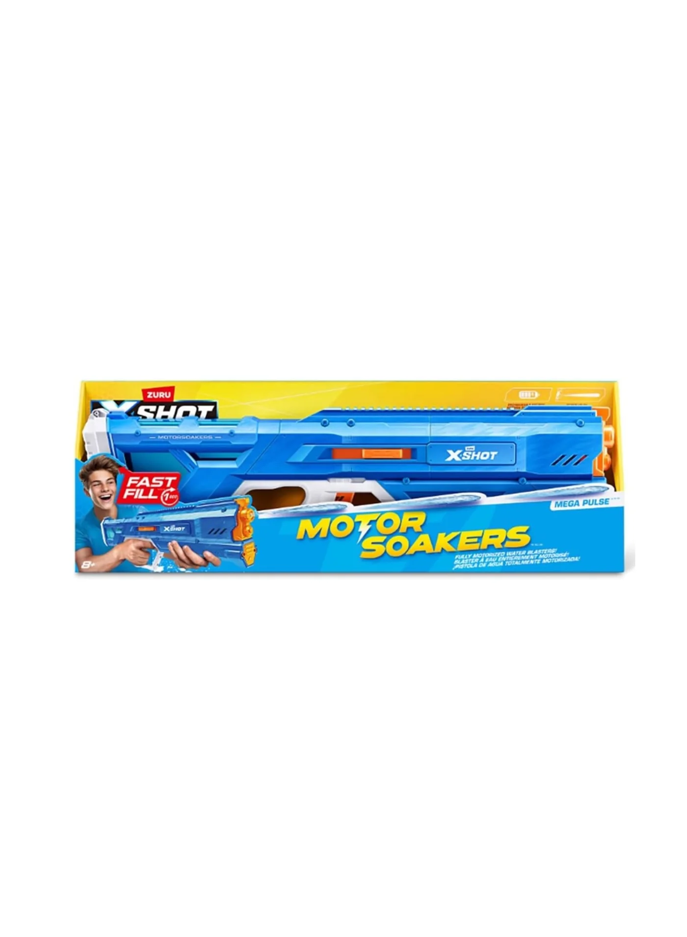 Water Blaster Motorized Fast Fill Soaker High-Capacity Outdoor Summer Toy (1000 mL) cd4m2