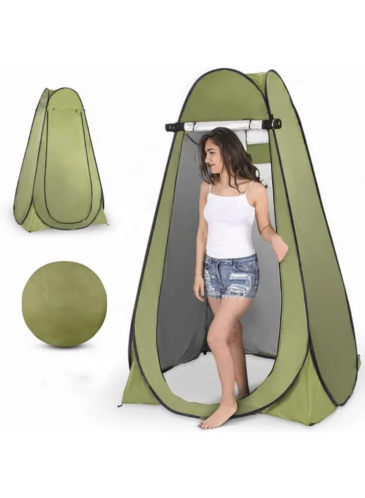 Raxoom Portable Pop-up Privacy Shelter for Outdoor Camping and Showering (Green, 190 cm x 120 cm x 120 cm) fab5q