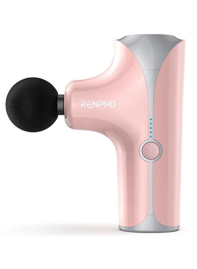 Portable Electric Percussive Body Massager for Muscle Recovery and Deep Tissue Relief (Pink, 5-Speed) n3r7w