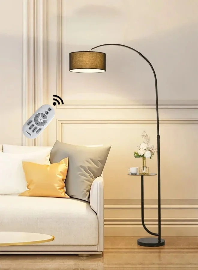 Sharpdo Premium Vertical Floor Lamp with Marble Base and Coffee Table Tray (3-Color Dimmable, Remote Control, 70x185cm) 9v7ie