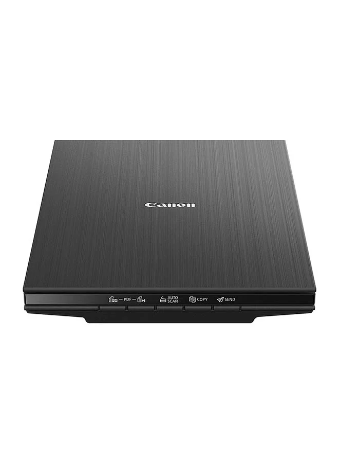 Premium Slim Flatbed Document Scanner High-Resolution Portable Office Imaging Device (Black) 5rbsp