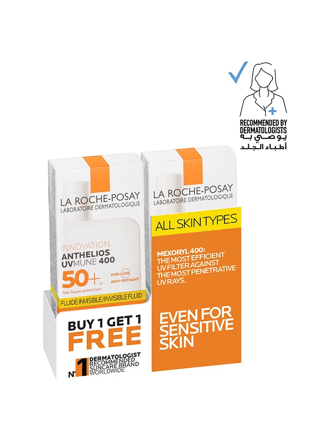 Premium Facial Sunscreen Invisible Fluid SPF50 Broad Spectrum Protection (For All Skin Types, 100 mL) 9qv2p