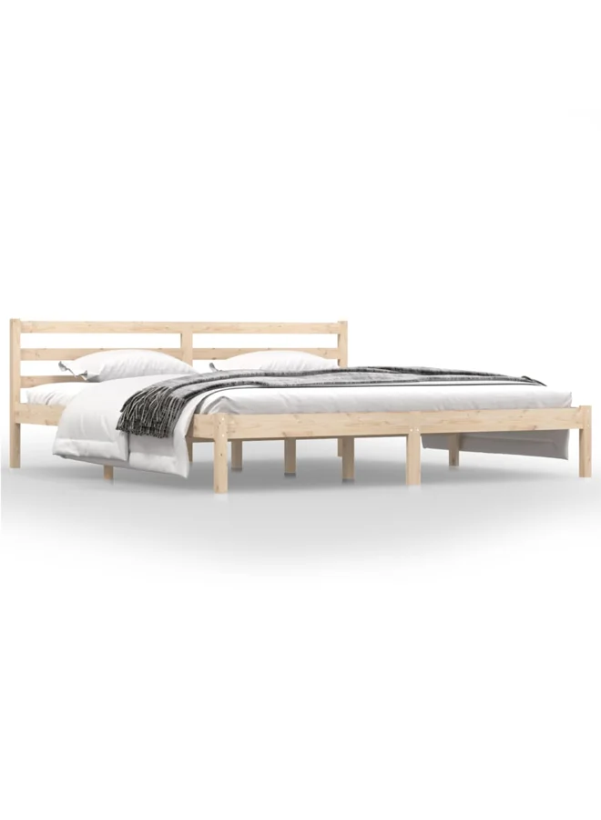 Premium Bed Frame Super King Size (180x200cm) Modern Minimalist Bedroom Furniture 5edvy