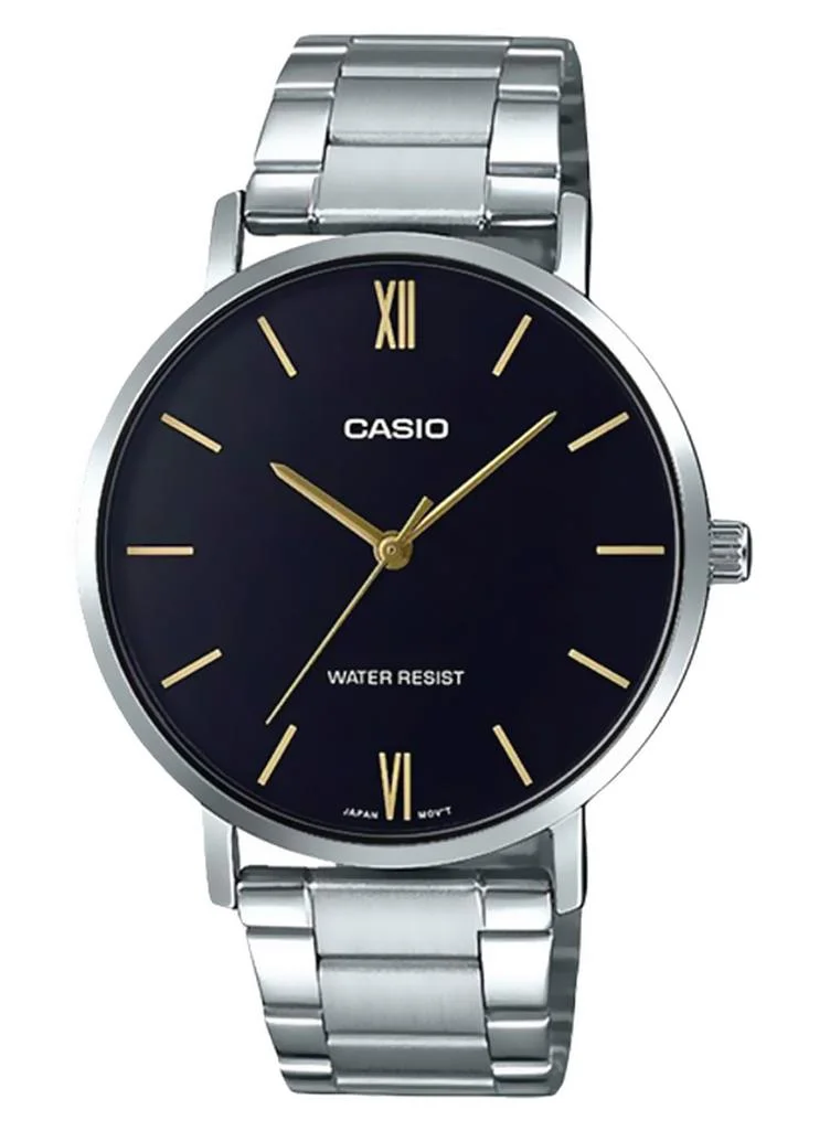 Premium Analog Wristwatch for Men Stainless Steel Water Resistant Design (Silver, 40 mm) l9rw2
