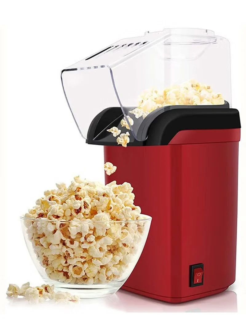 WALALLA Hot Air Popcorn Maker Electric Popper Machine (Red, 1200W) r5haa