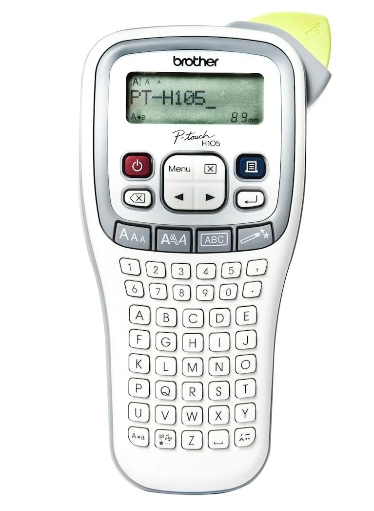 Handheld Label Maker Portable Thermal Printer for 3.5-12mm Tapes (Grey, 1 Unit) jkqge