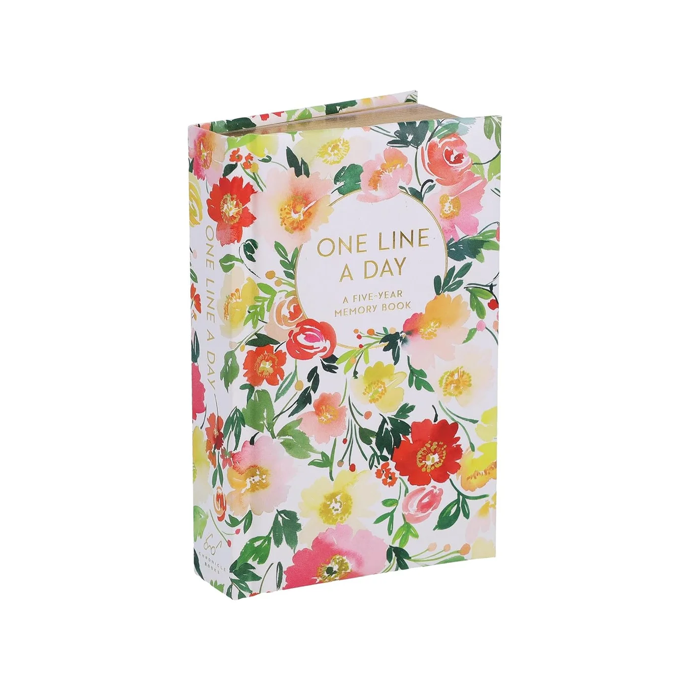 Floral One Line a Day Five-Year Memory Journal (Premium Hardcover, 365 Pages) 9uaxf