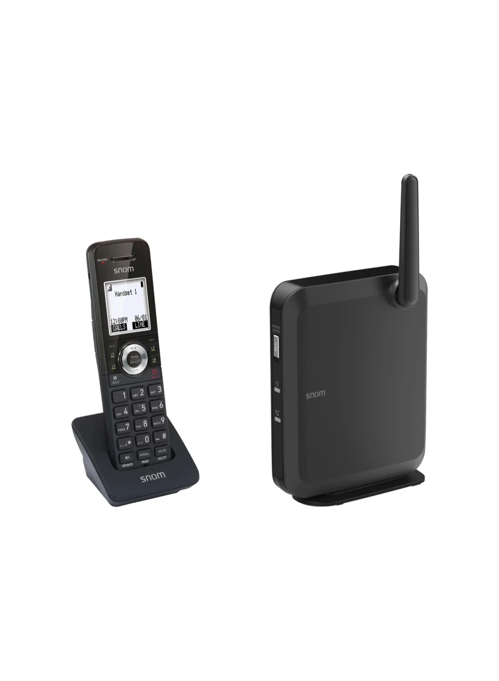 Premium DECT Cordless Phone System Professional Office Communication Bundle (1 Handset, 1 Base Station) nagdp