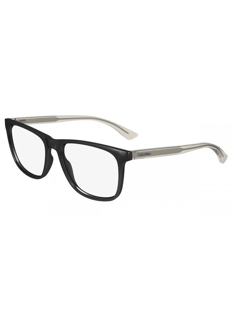Premium Square Eyeglasses Frame Lightweight Optical Eyewear for Men and Women (Black, 55mm) mh2tx