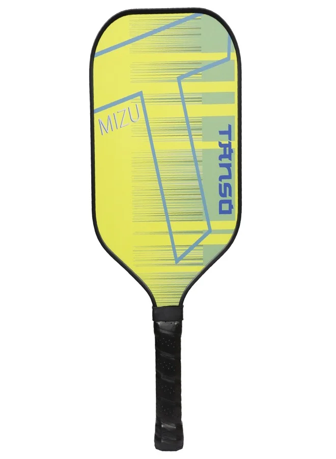 TANSO MIZU Fiberglass Pickleball Paddle with Polypropylene Honeycomb Core (Lime Green, 230 g) seepe