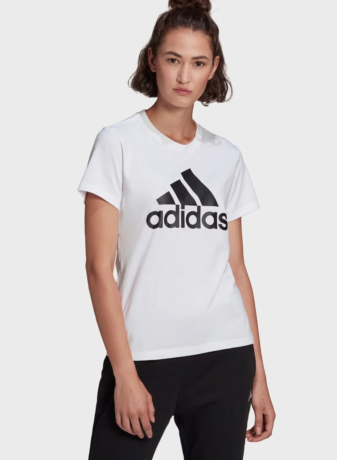 Sport Big Logo T-shirt Premium Cotton Crew Neck Casual Tee For Men (Black, XL) hps7z