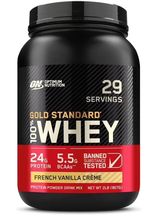 Optimum Nutrition Whey Protein Isolate Powder Premium Muscle Support Formula (French Vanilla Creme, 907 g) d0tjn
