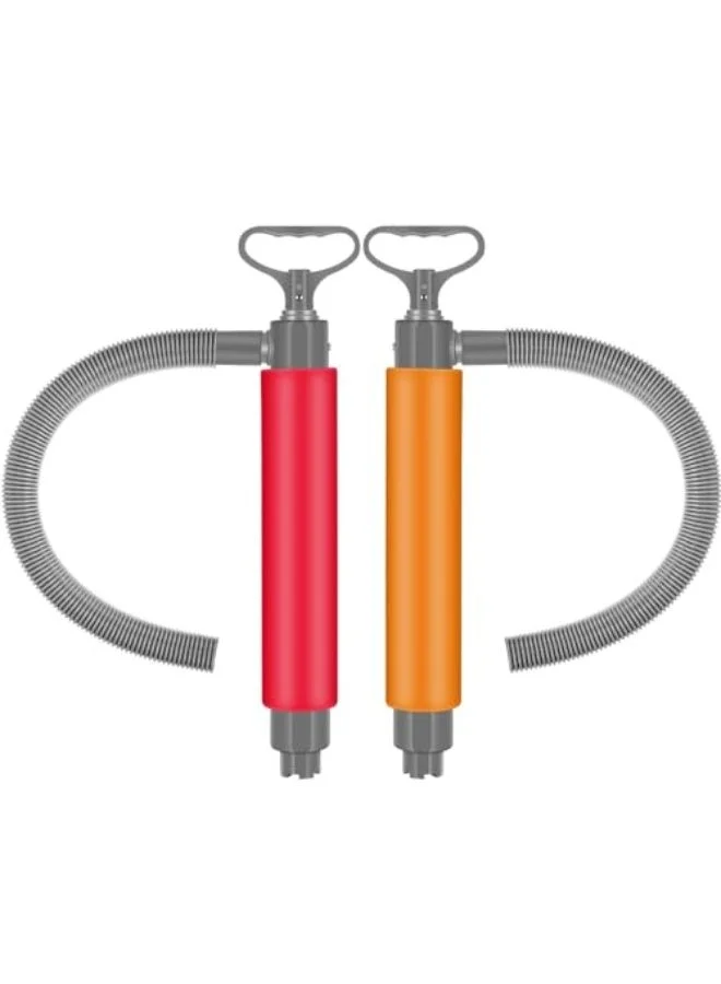 LAMAY Manual Bilge Pump for Kayak Canoe and Boat, Portable Hand Water Pump with Reversible Hose (43 cm, 2PCS) mzqqd