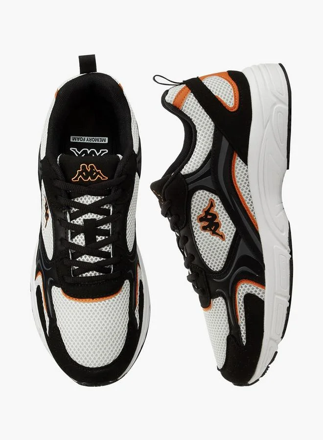 Kappa Men Sports Shoes Lightweight Breathable Athletic Sneakers for Daily Training (Black, 42 EU) l0ym9