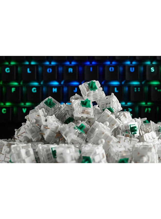 Mechanical Keyboard Switches Linear Green Premium Gaming Accessory (120 Pack) 3gdcv