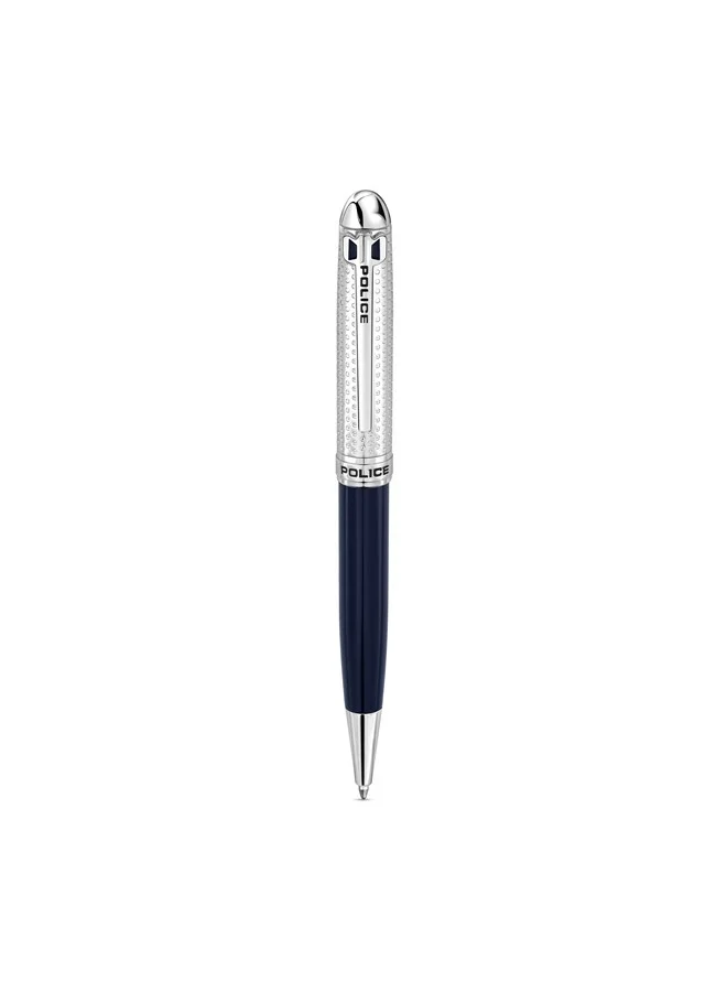 Premium Executive Writing Pen for Men (Silver and Black, 14 cm) qrtic