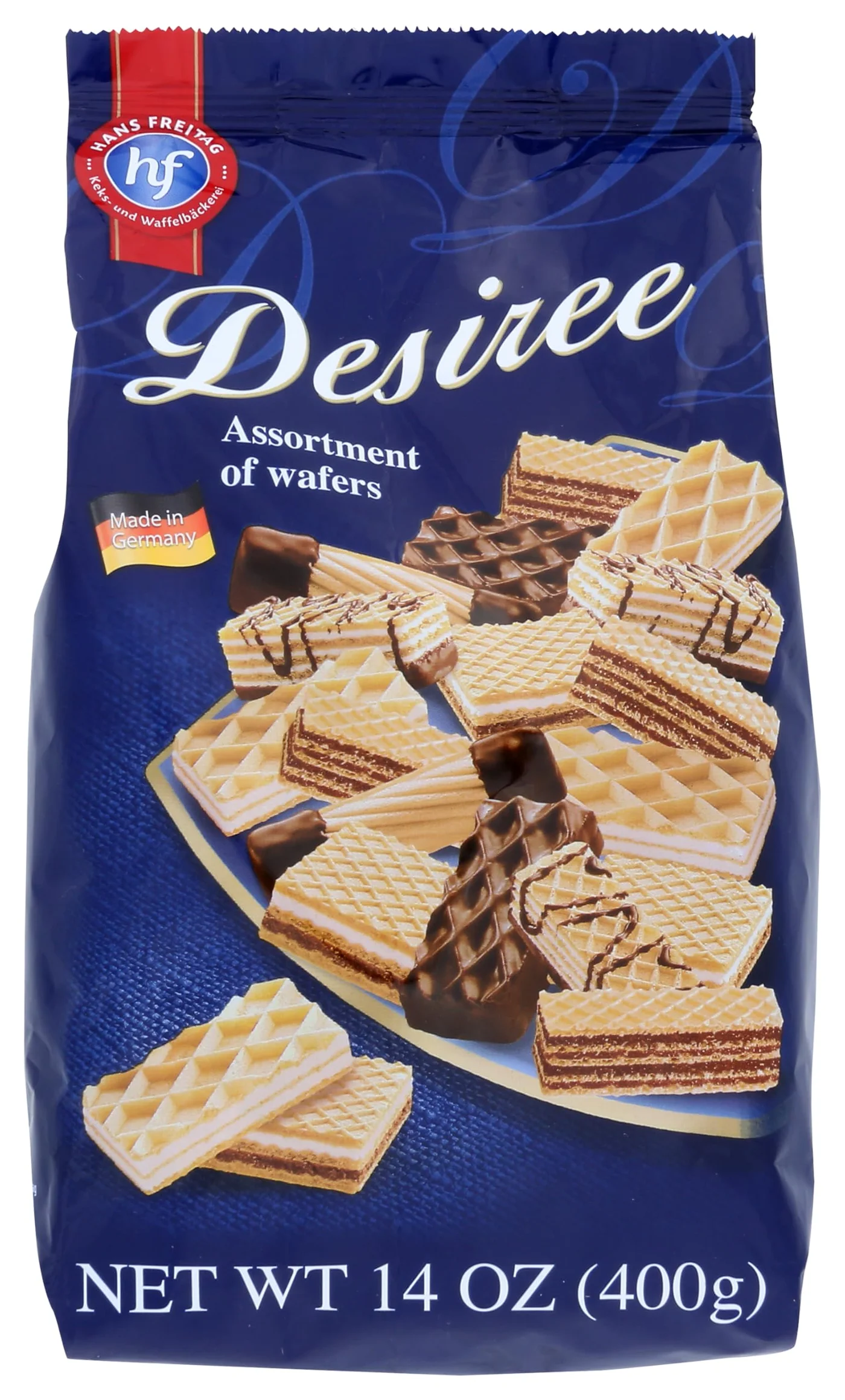 Hans Freitag Desiree Assorted Wafers Premium Crispy Biscuits (400 g) ayqb9