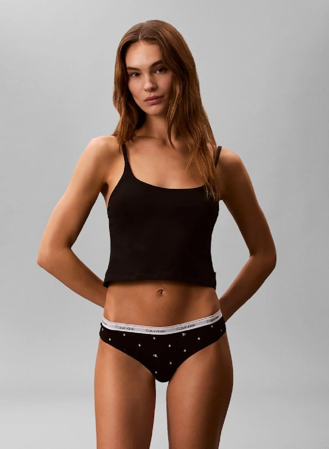 Premium Logo Waistband Brazilian Briefs (Women, Solid, S) t9i49